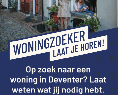 Woningzoeker laat je horen